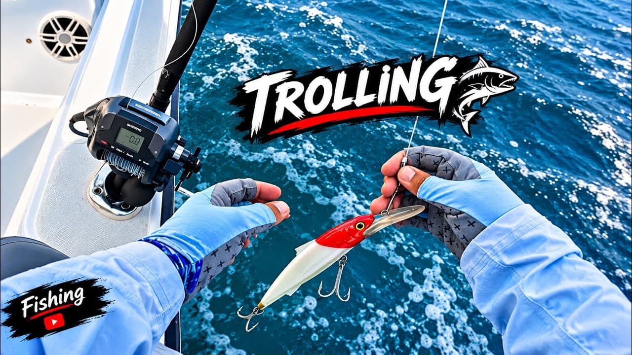 صيد سمك بطريقة الفاح و الكاست TROLLING FISHING